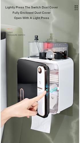 Space-Saving Aromatherapy Toilet Paper Holder
