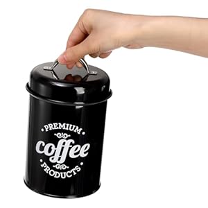 Hedume 3 Pack Airtight Canisters for Kitchen Counter Coffee Tea Sugar Metal Containers with Lids Country Rustic Farmhouse Decor for Kitchen Decorative Nesting Kitchen Canister Jars Food Storage