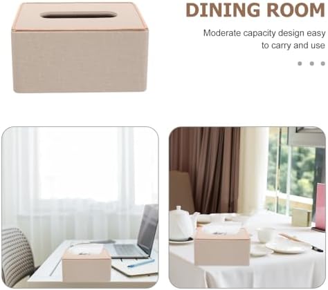 Elegant Leather Tissue Holder