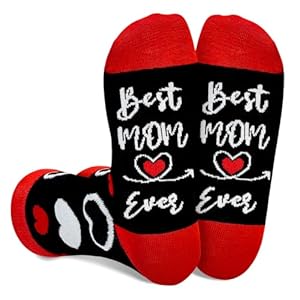 Asikkon Best Mom Ever Socks –...