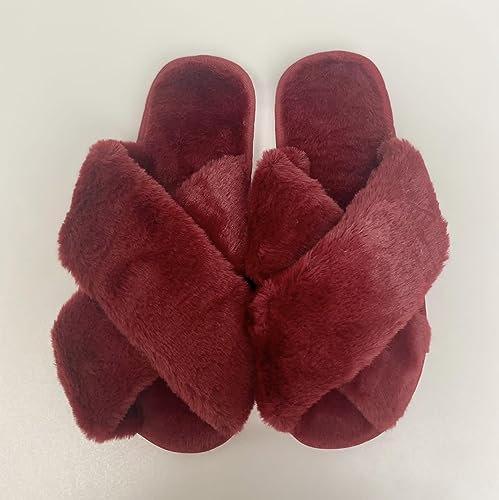 Personalized Fluffy Slippers - Easter Gifts for Women - Bridal Party Gifts - Mothers Day Gift Box Ideas for Mom, Girlfriend - Bridesmaid Slippers Gifts - Wedding Party Presents - Image 8