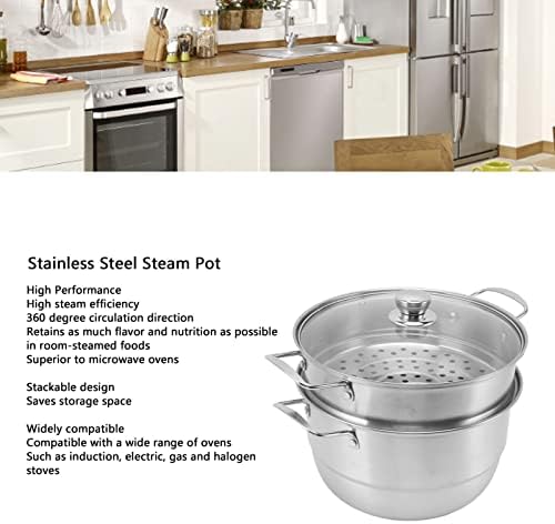 Steaming DelightStainless Steel Saucepan
