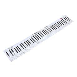 BESTonZON 1 Pièce 88 Tableau mural clavier de piano Tableau comparatif des doigtés de piano papier pour clavier de piano standard piano debutant piano débutant etiquette autocollante PVC - Les Beatles, Paul McCartney, John Lennon, RIngo Starr, George Harrison