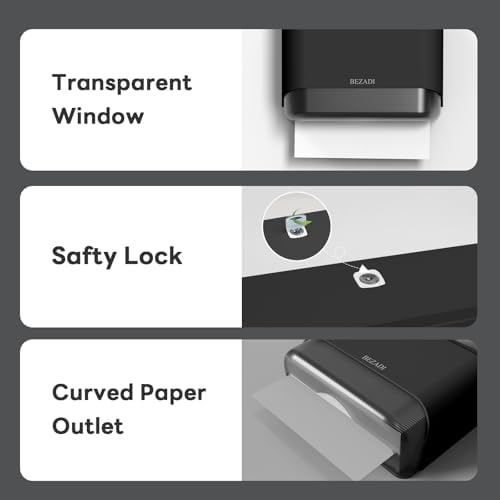 Wall-Mounted Large Capacity Tissue Dispenser