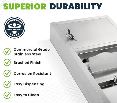 Effortless Commercial Dispenser for Paper Towels