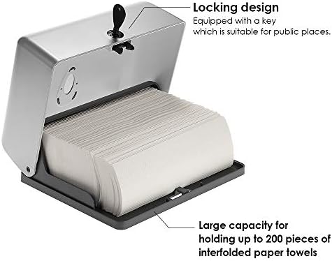 Toilet Tissue Dispenser Wall Mounted Silver