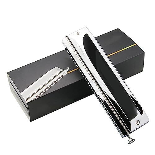 harmonica adulte Harmonica Basse Argent Instruments De Musique Professionnels Harpes Harmonica Basse De Poche (Color : Silver) - Les Beatles, Paul McCartney, John Lennon, RIngo Starr, George Harrison harmonica adulte Harmonica Basse Argent Instruments De Musique Professionnels Harpes Harmonica Basse De Poche (Color : Silver)