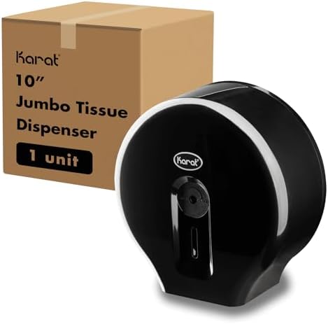 Wall-Mounted Jumbo Tissue Dispenser - Karaoh Jumbo Roll Tissue Dispo with 10 Roll