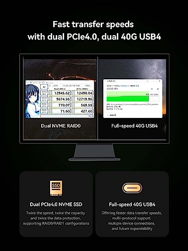 MINIS FORUM UM790 Pro Mini PC, AMD Ryzen 9 7940HS 8-Core-CPU 64 GB DDR5/1 TB SSD Mini-Desktop-Computer, AMD Radeon 780M, HDMI/USB4-Verbindung, WLAN, BT, USB3.2×4 – Bild 5