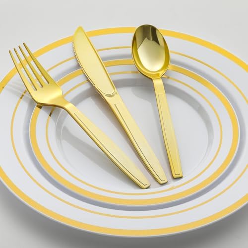 Perfect for Every Occasion 100-Piece Gold Plastic Forks