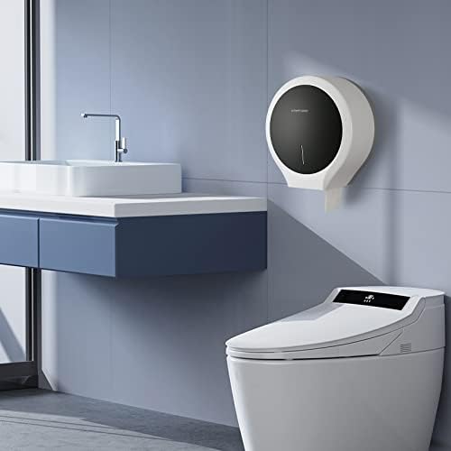 Durable Black Commercial Toilet Paper Dispenser for Home Public Use