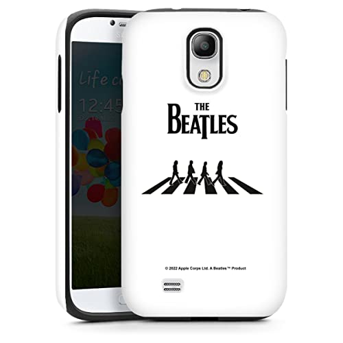 DeinDesign Coque Compatible avec Samsung Galaxy S4 Coque renforcée Coque Antichoc The Beatles Abbey Road Musique - Les Beatles, Paul McCartney, John Lennon, RIngo Starr, George Harrison DeinDesign Coque Compatible avec Samsung Galaxy S4 Coque renforcée Coque Antichoc The Beatles Abbey Road Musique