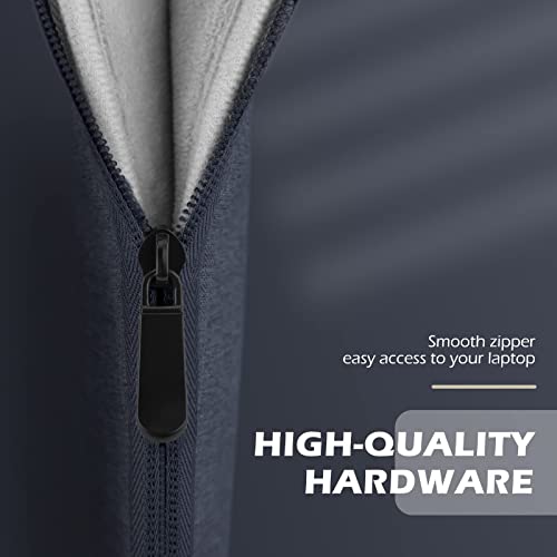 MicaYoung 15 Zoll Laptop Hülle Tasche Schutzhülle Kompatibel mit 2016-2019 15,4" MacBook Pro A1707 A1990/15 Surface Laptop 3 4/Samsung Notebook 9 Pro, Wasserdicht Laptop Sleeve Laptophülle, Navy Blau – Bild 4