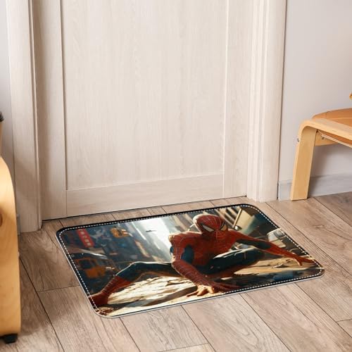 Spiderman Floor Rugs - Machine Washable 80x50cm