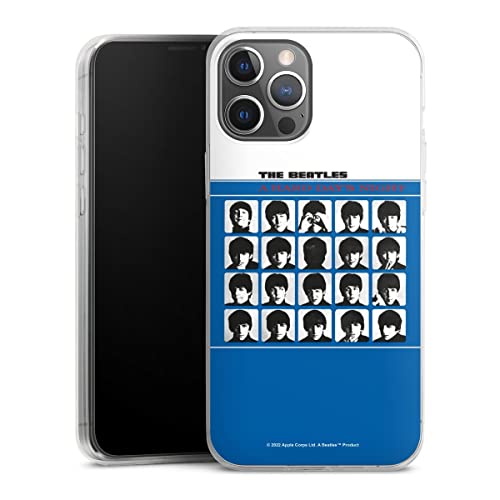 DeinDesign Coque Slim Compatible avec Apple iPhone 12 Pro Max Coque Ultra Fine Coque en Silicone Ultra Fine A Hard Day’s Night Musique The Beatles - Les Beatles, Paul McCartney, John Lennon, RIngo Starr, George Harrison DeinDesign Coque Slim Compatible avec Apple iPhone 12 Pro Max Coque Ultra Fine Coque en Silicone Ultra Fine A Hard Day's Night Musique The Beatles
