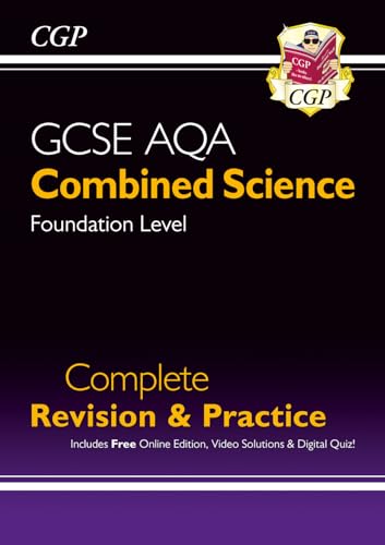 GCSE Combined Science AQA Foundation Complete Revision & Practice w/ Online Ed, Videos & Quizzes: for the 2025 and 2026 exams (CGP AQA GCSE Combined Science)
