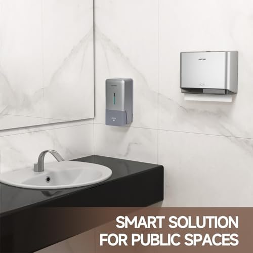 200-Sheet Wall-Mounted Paper Towel Dispenser Silver