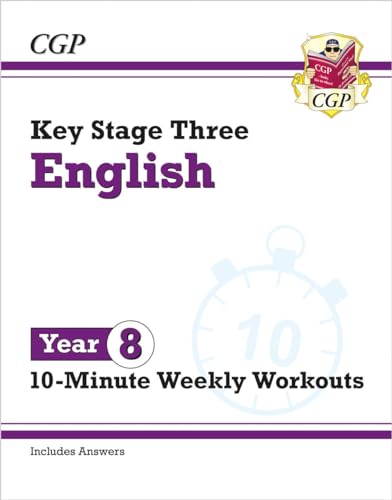 KS3 Year 8 English 10-Minute Weekly Workouts (CGP KS3 10-Minute Tests)