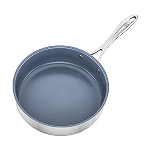 Zwilling spirit ceramic nonstick saute pan 3 qt 2 inch stainless steel  urban country home decor