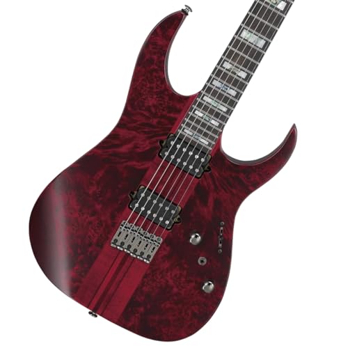 Ibanez Premium RGT1221PB-SWL Stained Wine Red Low Gloss – Guitare Électrique - Les Beatles, Paul McCartney, John Lennon, RIngo Starr, George Harrison Ibanez Premium RGT1221PB-SWL Stained Wine Red Low Gloss - Guitare Électrique