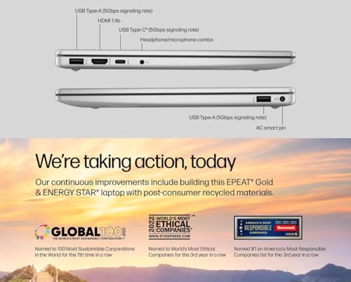 HP Laptops 35,6 cm (14 Zoll), Windows 11-8Core, Intel i3-N305, Beat i5-1135G7, 16 GB RAM, 1 TB PCIE SSD, Schüler-Laptop, lange Akkulaufzeit, ultraleichter Computadoras-Laptop und HDMI-Kabel-2024 – Bild 8