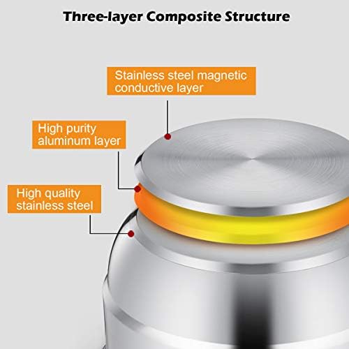 Stainless Steel 4-Tier Steam pot with Tempered Glass Lid and Handles