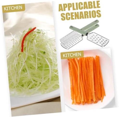 Space-Saving Stainless Steel Grater Set for Cheese and More