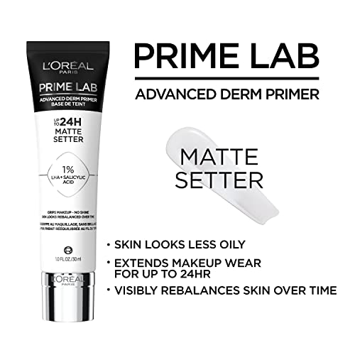 L'Oreal Paris Prime Lab Up to 24H Matte Setter Face Primer Infused with ...