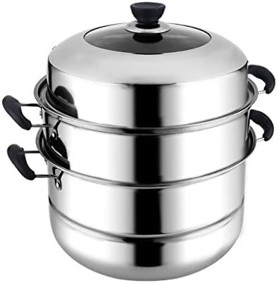 Stainless Steel Steamer Pot with Anti-Scalding Handles