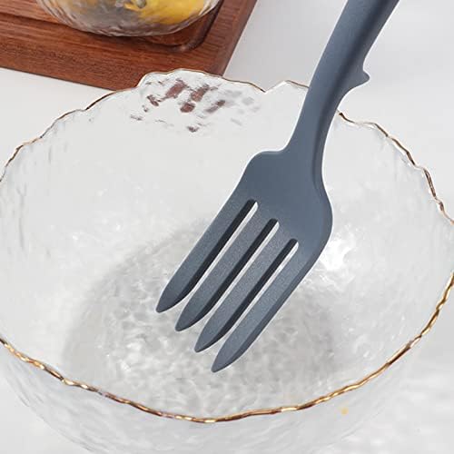 Flexible Silicone Salad Forks Set of 4 Red