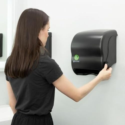 San Jamar Ecologic Element Lever Paper Towel Dispenser Black