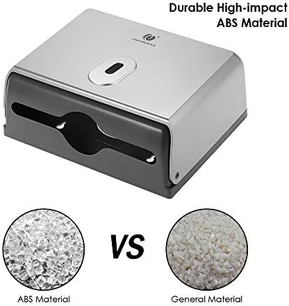 Toilet Tissue Dispenser Wall Mounted Silver