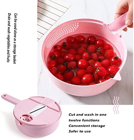 Grafken 9-in-1 Vegetable Slicer Set Pink