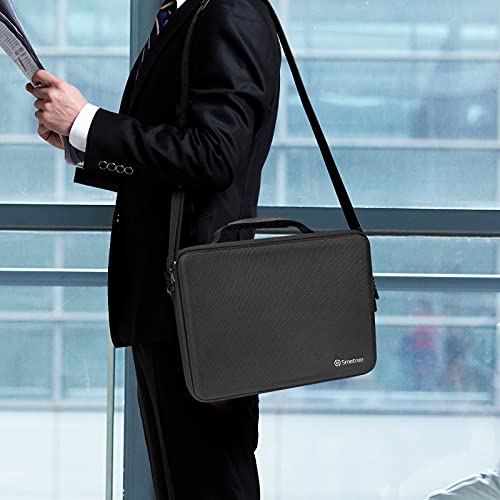 Smatree 13,3Zoll Hartschalen Tragetasche Kompatibel für 13-14Zoll MacBook Pro 2023 2021/13,3 Zoll MacBook Air M2 M1 2022/ Surface Pro X/8/7/6/5 Tasche, Laptop Koffer, Schwarz – Bild 7