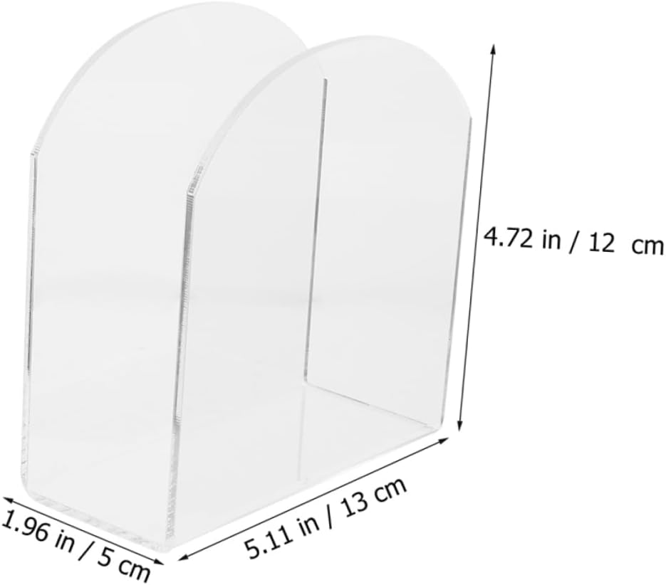 Sturdy 2-Piece Plastic Vertical Napkin Dispenser Kitchen Bar Use