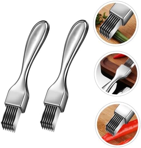 Stainless Steel Onion and Scallion Slicer Set