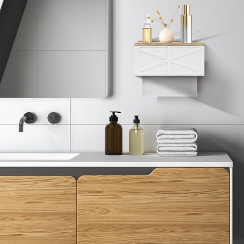 Sturdy Wall-Mounted Paper Towel Dispenser with Lid