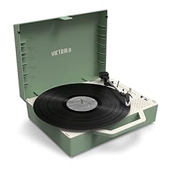 VICTROLA RE-Spin Platine Vinyle ECO CONCUE Vert - Les Beatles, Paul McCartney, John Lennon, RIngo Starr, George Harrison