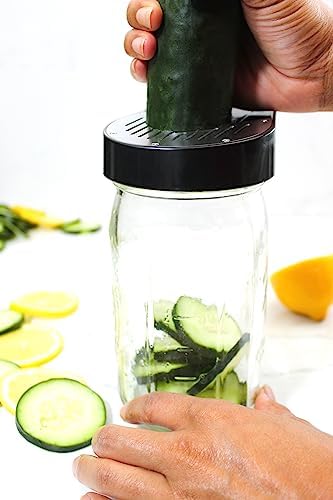 Microplane Jar Top Vegetable Slicer - Achieve Perfect Slices Every Time