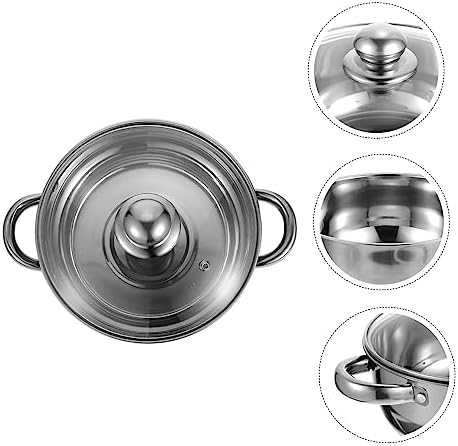 Stainless Steel Steam Pot Ergonomic Induction Cooker for Home Use