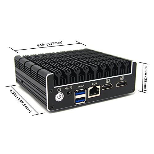 Protectli Vault FW4B - 4 Port, Firewall Micro Appliance/Mini PC - Intel Quad Core (Celeron J3160), AES-NI, Barebone – Bild 4