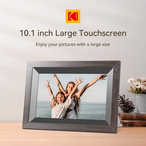 KODAK 10.1 Inch WiFi Digital Picture Frame with 32GB Storage, Electronic Smart Digital Photo Frame 1280x800 IPS Touch Screen, Auto-Rotate, Share Moments Instantly Gifts for Women Mothers Day Christmas - Image 4