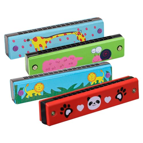 Doengdfo Lot de 4 harmonica diatonique pour enfants – Instrument de musique pour débutants, professionnels, étudiants - Les Beatles, Paul McCartney, John Lennon, RIngo Starr, George Harrison Doengdfo Lot de 4 harmonica diatonique pour enfants - Instrument de musique pour débutants, professionnels, étudiants