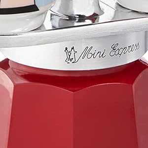   Bialetti-Mini-Express-Magritte-Moka-Set-includes-Coffee-Maker-2-Cup-28-Oz-2-shot-glasses-Red-Aluminium