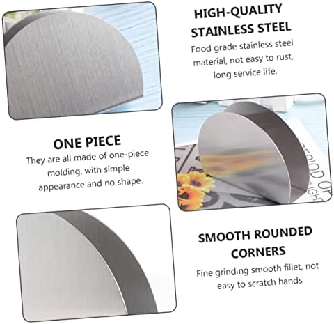 DECHOUS Vertical Semicircle Stainless Steel Napkin Holder