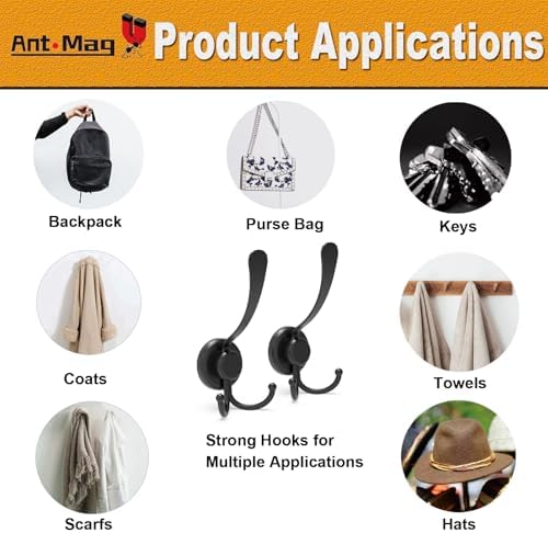 Ant Mag Heavy Duty Magnetic Hooks for Home
