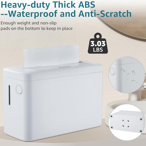 Modunful Countertop Paper Towel Dispenser White