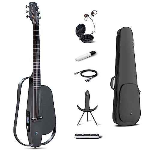 Enya Guitare Électrique Acoustique NEXG2 – Noir 38 Pouces Smart Audio Guitar en Fibre Carbone pour Adultes Avec Haut-parleur Sans Fil 80 W Microphone Hi-Fi Écouteurs Footswitch Chargeur y Funda - Les Beatles, Paul McCartney, John Lennon, RIngo Starr, George Harrison Enya Guitare Électrique Acoustique NEXG2 - Noir 38 Pouces Smart Audio Guitar en Fibre Carbone pour Adultes Avec Haut-parleur Sans Fil 80 W Microphone Hi-Fi Écouteurs Footswitch Chargeur y Funda