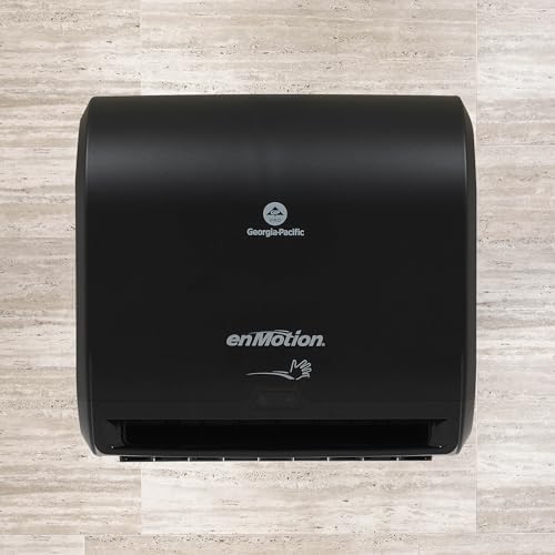 enMotion Georgia-Pacific Touchless Paper Towel Dispenser 10-inch Black