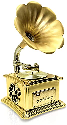 YTGDBDG Gramophone, Tourne-Disque Vinyle, modèle de phonographe rétro en métal, Accessoire de Tourne-Disque Vintage, Gramophone Antique pour la Maison, Le Bureau, Le Club, Le ba - Les Beatles, Paul McCartney, John Lennon, RIngo Starr, George Harrison YTGDBDG Gramophone, Tourne-Disque Vinyle, modèle de phonographe rétro en métal, Accessoire de Tourne-Disque Vintage, Gramophone Antique pour la Maison, Le Bureau, Le Club, Le ba